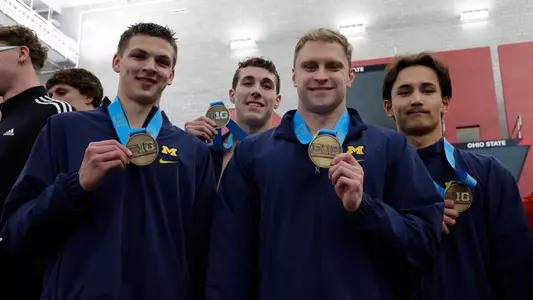 (L to R) Jack Wilkening, Tyler Ray, Bence Szabados and Brendan Fitzpatrick