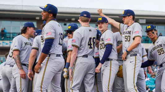 Baseball team huddle pregame