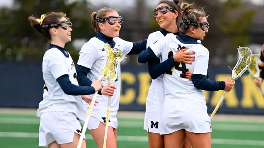 Women's Lacrosse Group Celebration