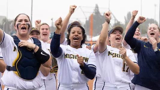 Softball Singing The Victors