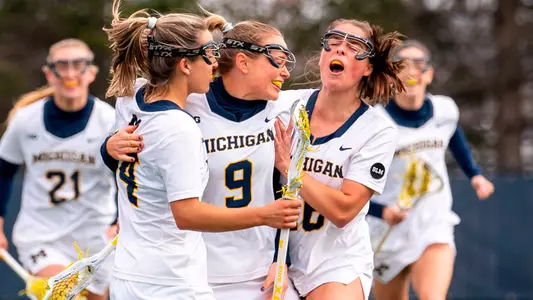 Women's Lacrosse Team Celebration