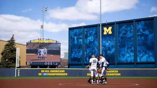 Softball Circle Meeting