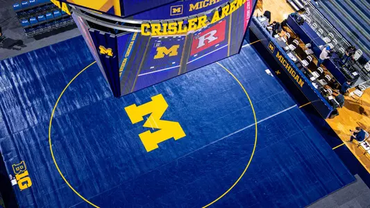 Wrestling Crisler Center mat generic