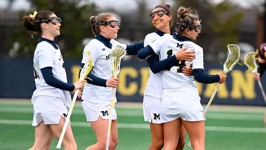 Women's Lacrosse Group Celebration