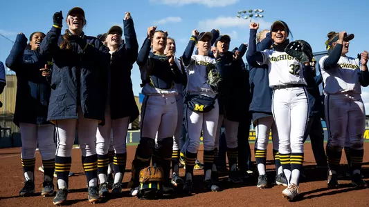 Softball Postgame Celebration