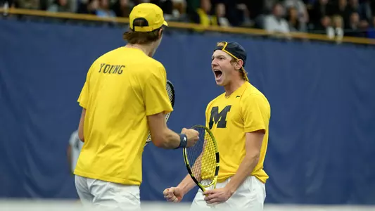 Gavin Young, left, and Jacob Bickersteth