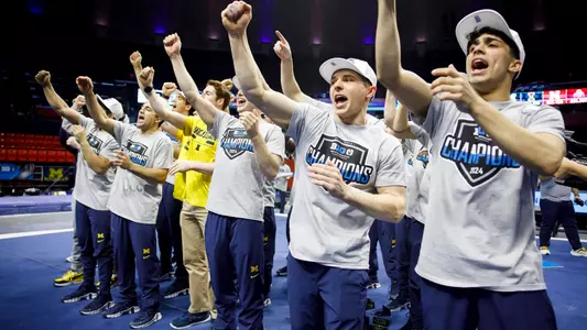 Men's Gymnastics Celebration 2024 Big Ten Championships