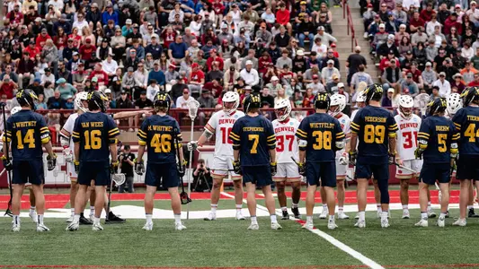 Men's Lacrosse Pregame Lineup