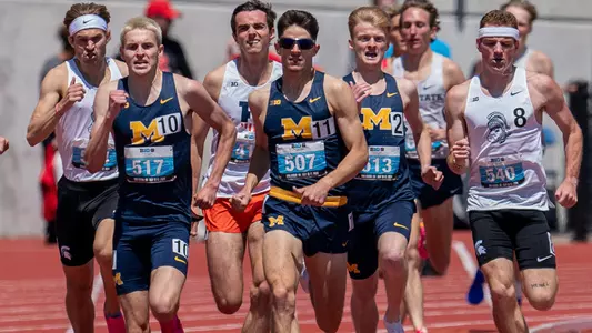 Caleb Jarema, left, Nick Foster, center and Henry Johnson, second row second from right