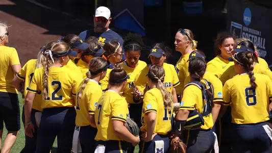 Softball Team Huddle