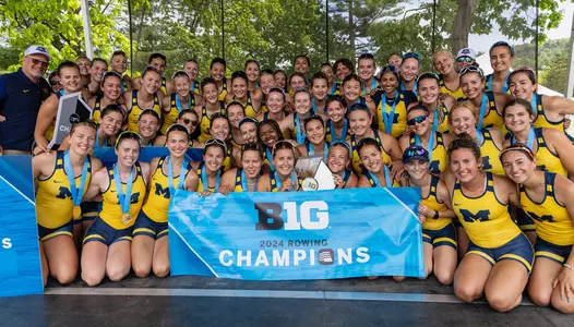 Rowing Big Ten Champions Team Photo