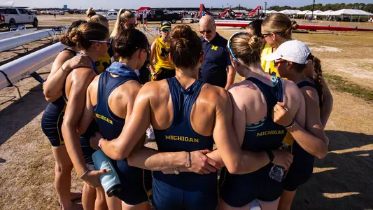 Rowing Team Huddle