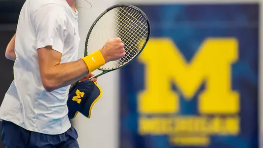 Men's Tennis Racket, Hat, Fist Pump