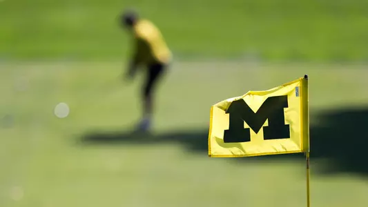Men's Golf Block M Flag