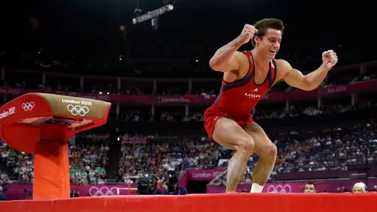 Sam Mikulak (AP Photo) - 2012 Olympics vault final