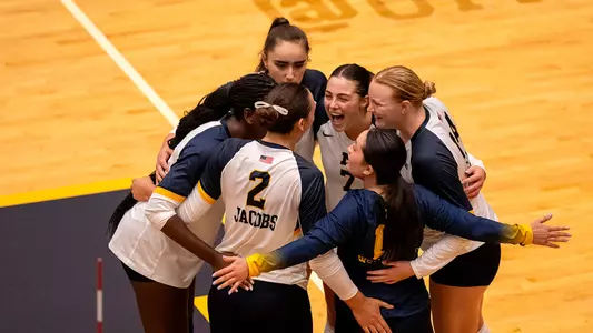 Volleyball Team Huddle