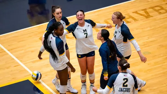 Volleyball Group Celebration