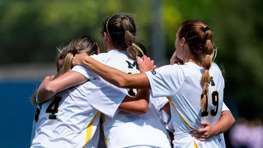 Women's Soccer Group Celebration