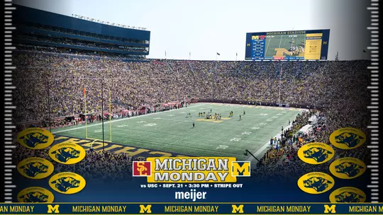 Michigan Monday vs. USC graphic