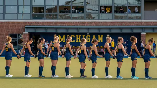 Field Hockey Pregame Lineup