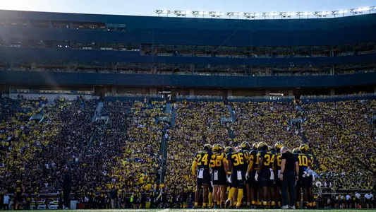 Football Sideline Huddle