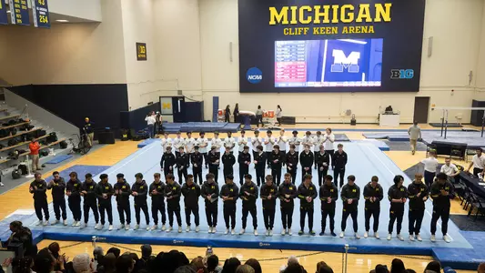 Men's Gymnastics Pre-Meet Lineup