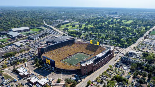 Michigan Stadium Big House maize out generic