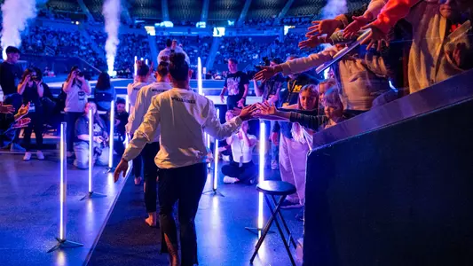 Women's Gymnastics Premeet March In