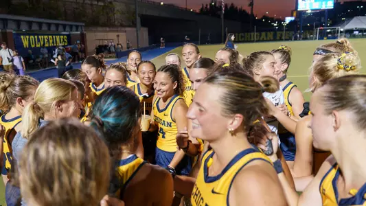 Field Hockey Postgame Celebration