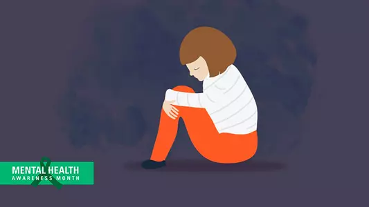 Michigan Medicine Mental Health Awareness Graphic: Athletes Connected