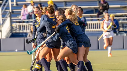 Field Hockey Group Celebration