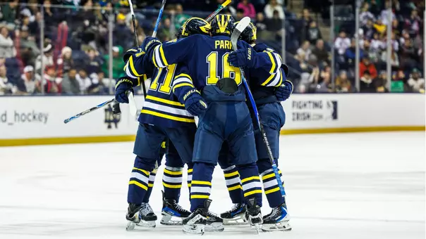 Ice Hockey Group Celebration