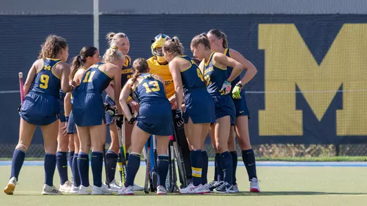 Field Hockey Team Huddle