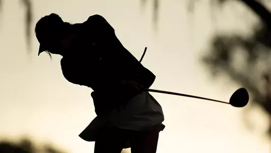 Women's Golf Silhouette of a Shot