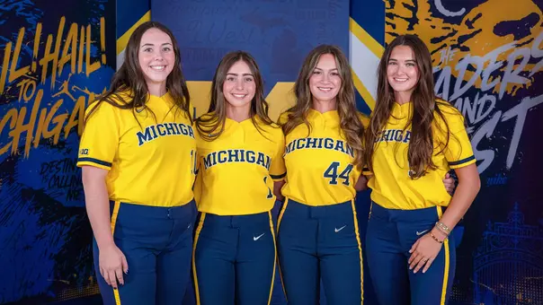 From left: Avery Brewer, Jayden Kleiner, Addi Thompson, Mia Valbuena