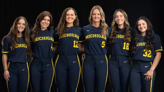 From left: Kiley Carr, Rachel Del Busto, Sienna Snyder, Grayson LaMarche, Sydney Hastings, Lily Palko