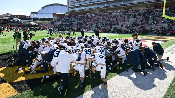 Football pregame at Maryland in 2023