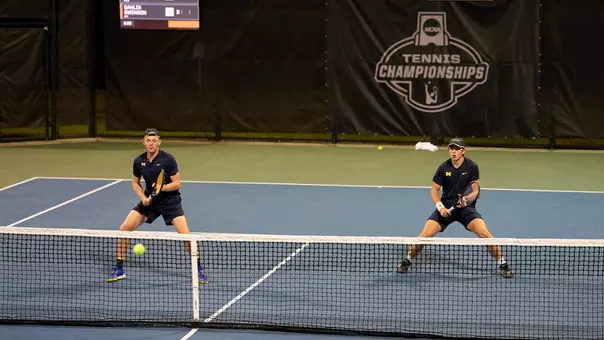 Bjorn Swenson, left, and Max Dahlin