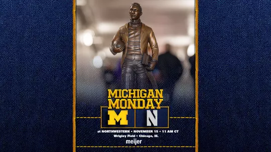 Michigan Monday at Northwestern
