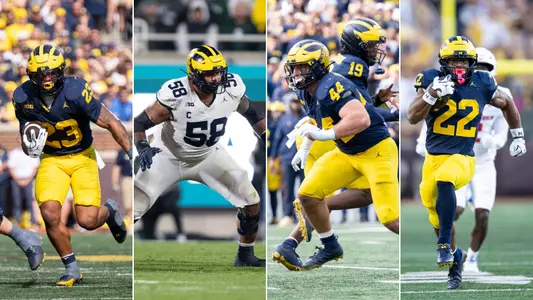 From left: Jordan Marshall, Giovanni El-Hadi, Max Bredeson, Justice Haynes