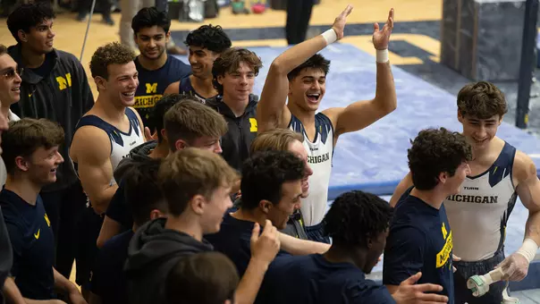 Men's Gymnastics Celebration
