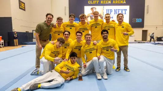 Men's Gymnastics Team Maize