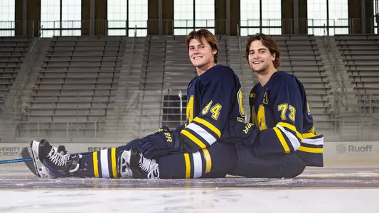 Mark Estapa, left, and Ethan Edwards