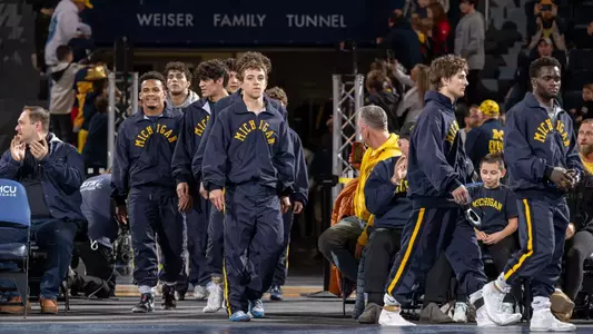 Wrestling pre-meet introductions