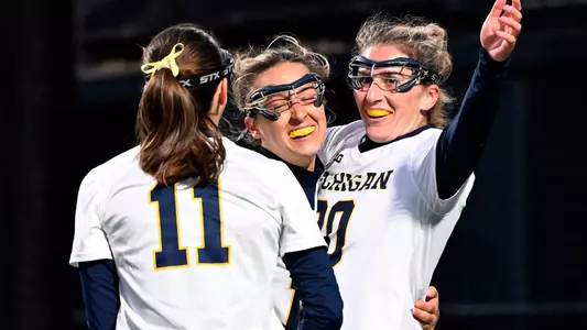 Women's Lacrosse Group Celebration