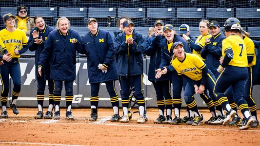 Softball Home Run Celebration