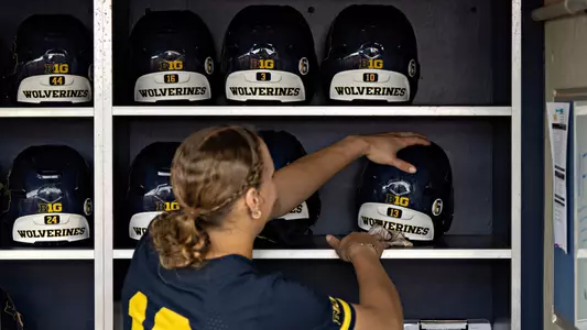 Softball Helmet Rack