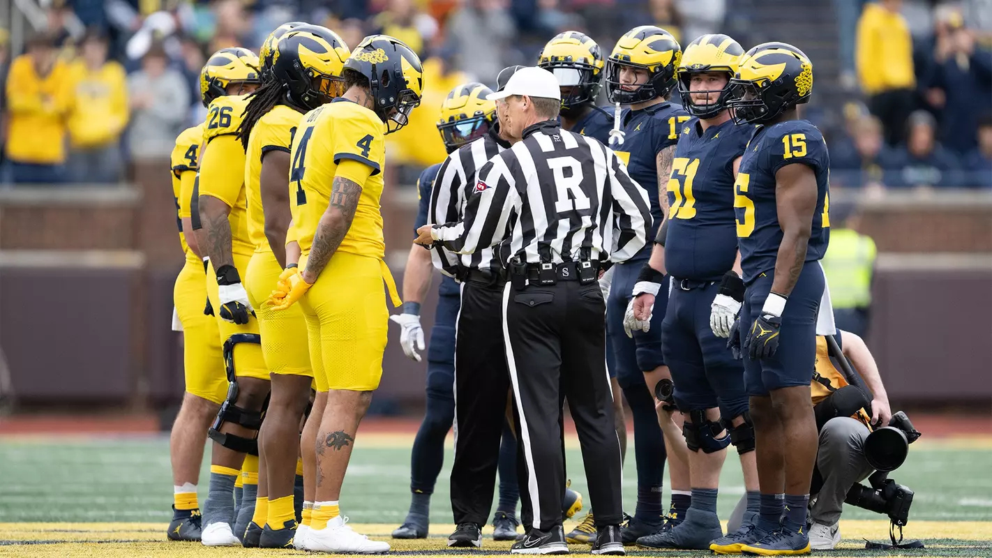 Football Spring Game Coin Flip