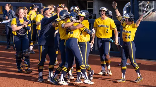 Softball homerun celebration