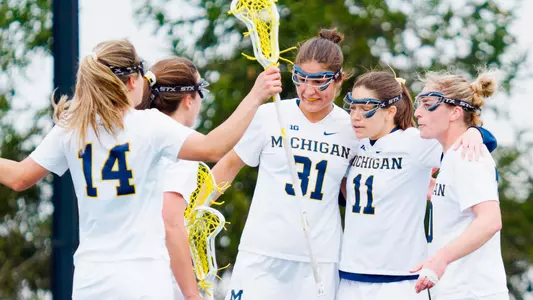 Women's Lacrosse Group Celebration